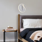 ΑΠΛΙΚΑ ΚΡΕΒΑΤΙΟΥ ΑΝΑΓΝΩΣΗΣ 9W & 3W LED 3000K ΛΕΥΚΟ ARTE ILLUMINA IRIS 1 - Image 2