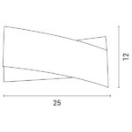 ΑΠΛΙΚΑ ΤΟΙΧΟΥ LED 12W 250X120X80 3000K "XL" ΛΕΥΚΟ ARTE ILLUMINA ERATO - Image 3