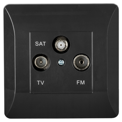 ΠΡΙΖΑ TV+FM+SAT ΜΑΥΡΗ EL1668 SPLENDOR