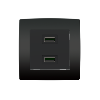 CITY ΔΙΠΛΗ ΠΡΙΖΑ USB ΑΝΘΡΑΚΙΤΗΣ