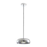 ΦΩΤΙΣΤΙΚΟ ΚΡΕΜΑΣΤΟ ΑΛΟΥΜΙΝΙΟ ΜΟΝΟΦΩΤΟ LED 5W Φ23ΧH8CM 3CCT ΣΚΟΥΡΟ ΓΚΡΙ ARTE ILLUMINA SATURN