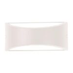 ΑΠΛΙΚΑ ΤΟΙΧΟΥ ΟΒΑΛ E27 MAX 10W LED 220X99X100 IP54 ΛΕΥΚΗ PRO ARTE ILLUMINA