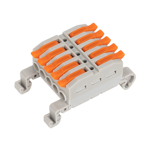 31042 TERMINAL BLOCK FOR DIN RAIL 5 INPUT/5 OUTPUT 4.00M - Image 1