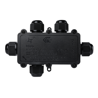 ELMARK JUNCTION BOX 5 ENTRY 450VAC 24A, IP68