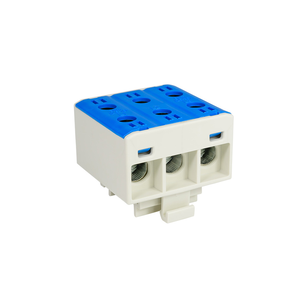 31107G DIN RAIL TERMINAL 3X1.5-16MM GREY - Image 1