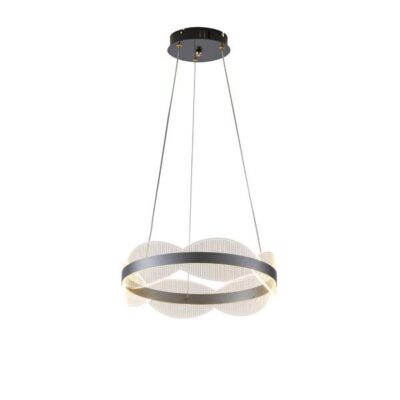 ΦΩΤΙΣΤΙΚΟ ΚΡΕΜΑΣΤΟ ΑΚΡΥΛΙΚΟ ΣΤΡΟΓΓΥΛΟ LED 48W Φ400mm 3000K 4320Lm ΑΣΗΜΙ ARTE ILLUMINA TORINO