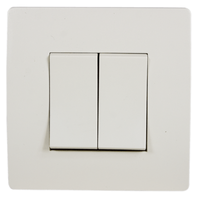 EL BASIC TG103 2 BUTTONS 1 WAY SWITCH CREAM-OLD
