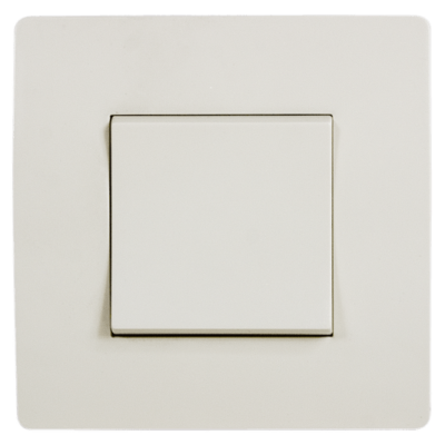 EL BASIC TG115 1 BUTTON CROSS WAY SWITCH CREAM-OLD