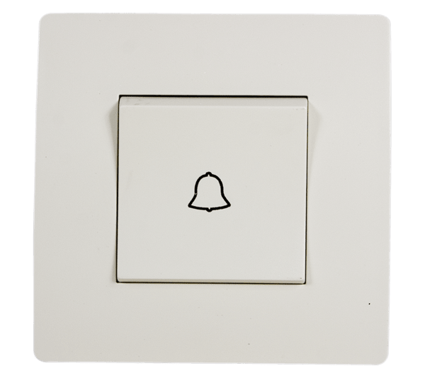 38121S EL BASIC TG112 DOORBELL SWITCH CREAM-OLD - Image 1