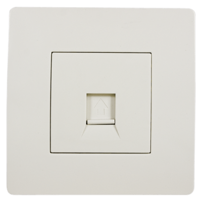 EL BASIC TZ112 COMPUTER LINE SOCKET CREAM-OLD