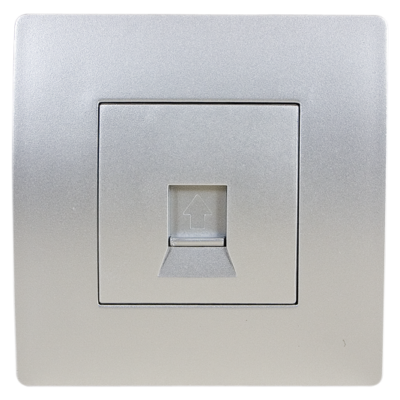 EL BASIC TZ112 COMPUTER LINE SOCKET SILVER GREY-OL