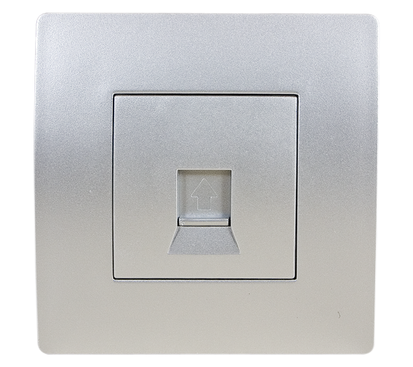 38302S EL BASIC TZ112 COMPUTER LINE SOCKET SILVER GREY-OL - Image 1