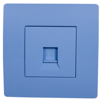 EL BASIC TZ112 COMPUTER LINE SOCKET BLUE-OLD