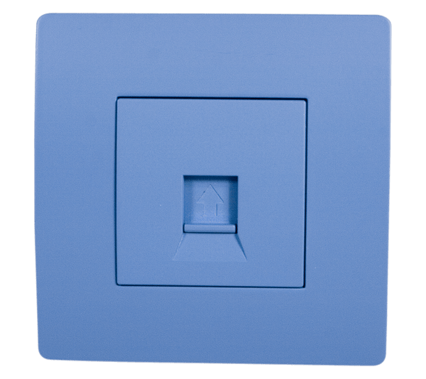 38304S EL BASIC TZ112 COMPUTER LINE SOCKET BLUE-OLD - Image 1