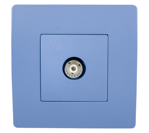 38364S EL BASIC TZ111 TV ANTENNA SOCKET BLUE-OLD - Image 1