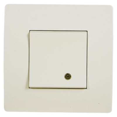EL BASIC TG114 1 BUTTON 1 WAY SWITCH WITH LIGHT CR