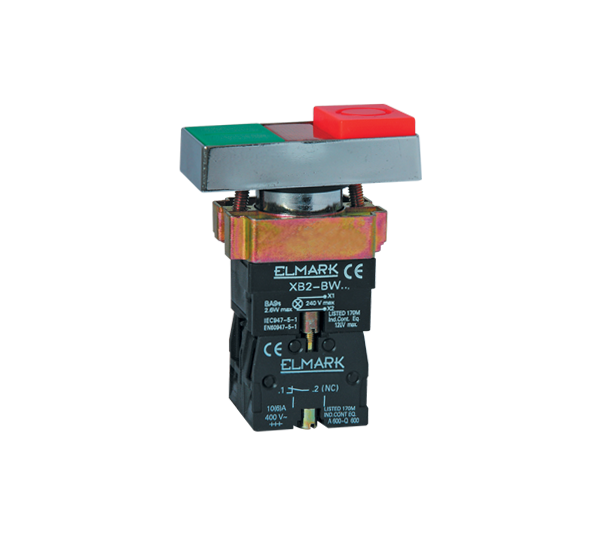 401844 START/STOP ΜΠΟΥΤΟΝ ΜΕ ΛΥΧΝΙΑ LED EL2-BW 8475 24V - Image 1