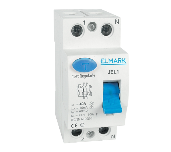 40210 ΡΕΛΕ ΔΙΑΡΡΟΗΣ JEL1 2P 10A/30MA - Image 1