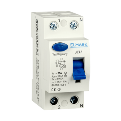 ΡΕΛΕ ΔΙΑΡΡΟΗΣ JEL1 2P 25A/30MA
