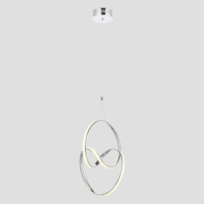 ΦΩΤΙΣΤΙΚΟ ΚΡΕΜΑΣΤΟ LED 30W 300X300X300 4000Κ ΝΙΚΕΛ ARTE ILLUMINA SATURN