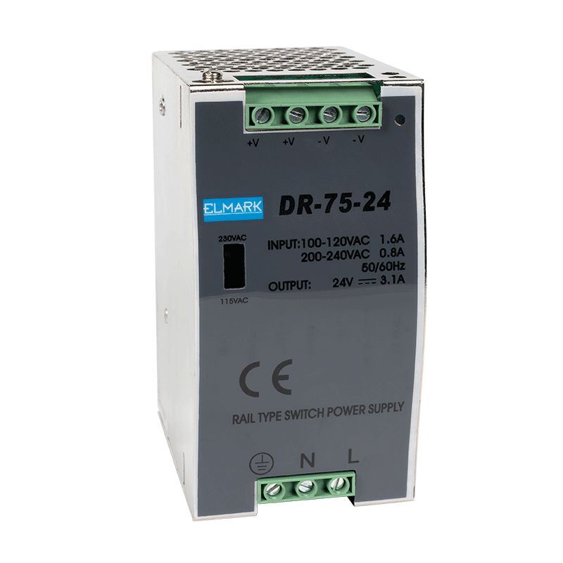 46DR7524 ΣΥΣΚΕΥΗ ΤΡΟΦΟΔΟΣΙΑΣ DR-75-24 24V ΤΑΣΗ ΕΞΟΔΟΥ - Image 1