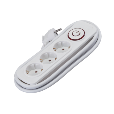 ΠΟΛΥΠΡΙΖΟ ΤΡΙΠΛΟ 2M H05VV-F 3X1.5MM²+ΔΙΑΚΟΠΤΗ