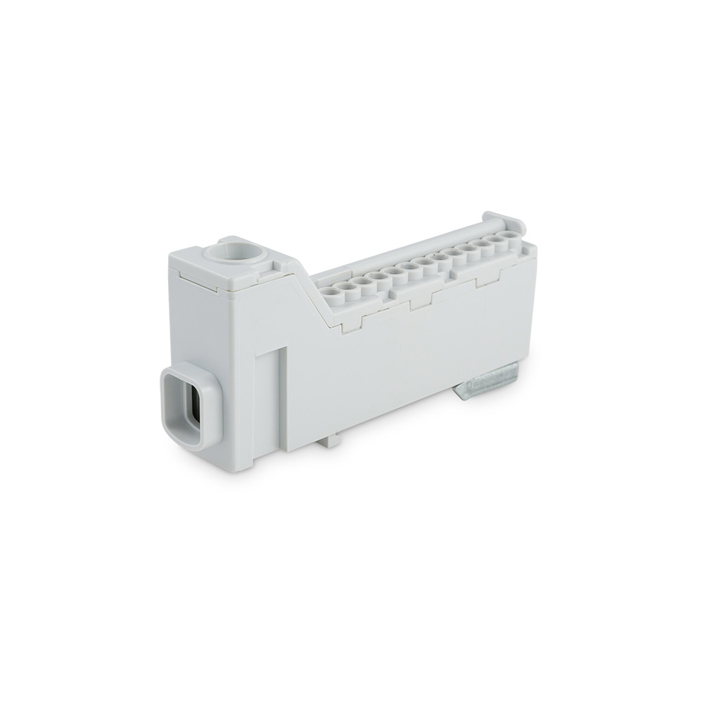 491401EP TLC14SZ TERMINAL BLOCK FOR DIN RAIL 14IN/OUT GREY - Image 1