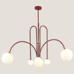 ΦΩΤΙΣΤΙΚΟ ΚΡΕΜΑΣΤΟ 6XG9W 100X85 ΚΟΚΚΙΝΟ ARTE ILLUMINA