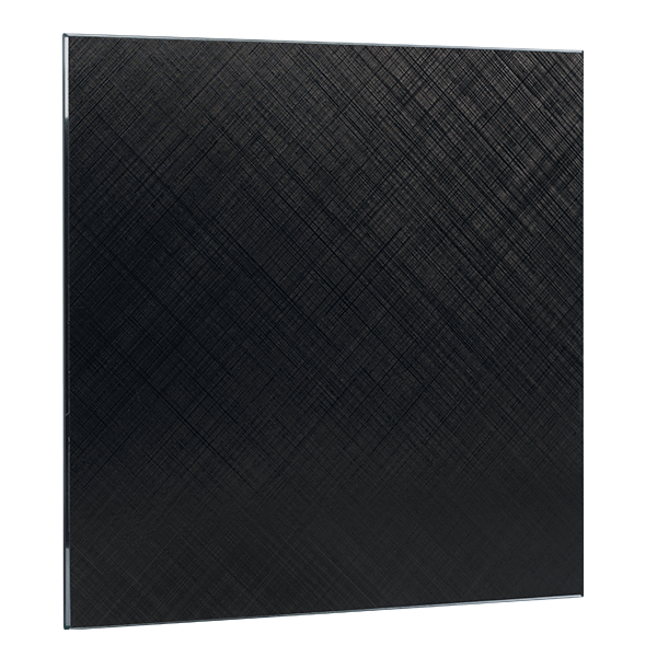 500165 GLASS DECORATIVE PANEL FOR MX-Ф100, METAL BLACK - Image 1
