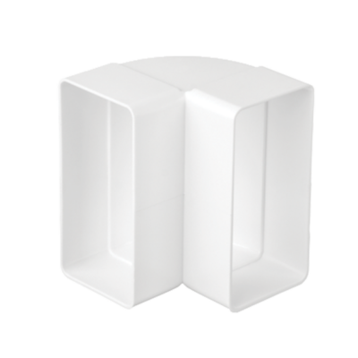 EL02-524 VERTICAL 90° BEND FOR FLAT DUCTS 220x55
