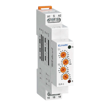 ELR-6 ΑΣΥΜΜΕΤΡΟ ΡΕΛΕ 12-240V AC/DC 2ХSPDT 2x16А