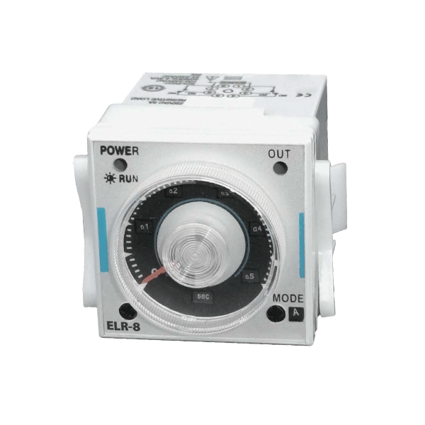50162 ELR-8 ΡΕΛΕ ΧΡΟΝΙΚΟ ΠΟΛΥΛΕΙΤΟΥΡΓΙΚΟ 24-240V AC/DC 5A - Image 1