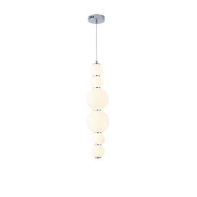 ΦΩΤΙΣΤΙΚΟ ΚΡΕΜΑΣΤΟ AΛΟΥΜΙΝΙΟ 24W 3000K 2800Lm Φ175x2262mm ΛΕΥΚΟ ARTE ILLUMINA BLOSSOM