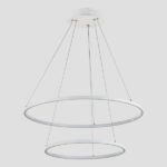 ΦΩΤΙΣΤΙΚΟ ΚΡΕΜΑΣΤΟ ΣΤΡΟΓΓΥΛΟ LED 37W Φ40XΦ60X120 ΛΕΥΚΟ ARTE ILLUMINA DOPPIA