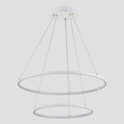 ΦΩΤΙΣΤΙΚΟ ΚΡΕΜΑΣΤΟ ΣΤΡΟΓΓΥΛΟ LED 37W Φ40XΦ60X120 ΛΕΥΚΟ ARTE ILLUMINA DOPPIA
