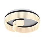ΠΛΑΦΟΝΙΕΡΑ ΑΚΡΥΛΙΚΗ LED 18W 3000K 1000Lm ΔΙΑΦΑΝΗΣ-ΜΑΥΡΟ  Φ50 ARTE ILLUMINA AURORA