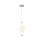 ΦΩΤΙΣΤΙΚΟ ΚΡΕΜΑΣΤΟ ΑΛΟΥΜΙΝΙΟ 12.6W 3000Κ 1440Lm Φ175x1898mm ΛΕΥΚΟ ARTE ILLUMINA BLOSSOM