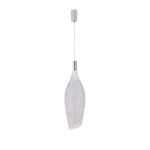 ΦΩΤΙΣΤΙΚΟ ΜΕΤΑΛΛΟ ΜΟΝΟΦΩΤΟ LED 7.6W 780Lm 3000K Φ200x1960mm ΑΣΗΜΙ ARTE ILLUMINA PERFORATO