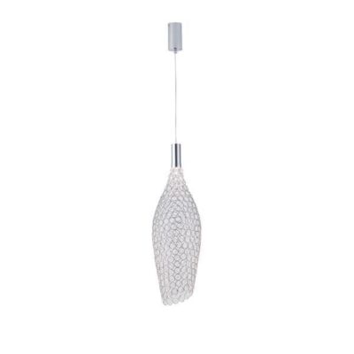 ΦΩΤΙΣΤΙΚΟ ΜΕΤΑΛΛΟ ΜΟΝΟΦΩΤΟ LED 7,6W 3000K 780Lm Φ200x1960mm ΑΣΗΜΙ ARTE ILLUMINA PERFORATO