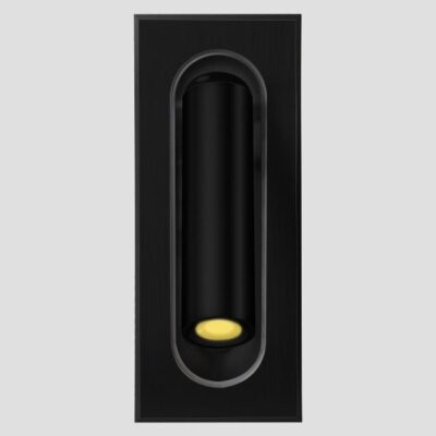 ΑΠΛΙΚΑ ΤΟΙΧΟΥ ΑΛΟΥΜΙΝΙΟΥ ΧΩΝΕΥΤΗ LED 3W 3000Κ Α170 ΜΑΥΡΗ ARTE ILLUMINA