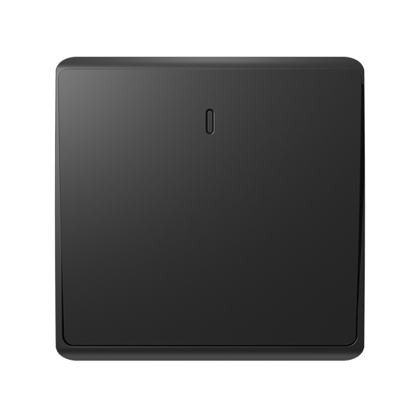 A LONDON ONE BUTTON TWO WAY SWITCH ANTHRACITE - Image 1