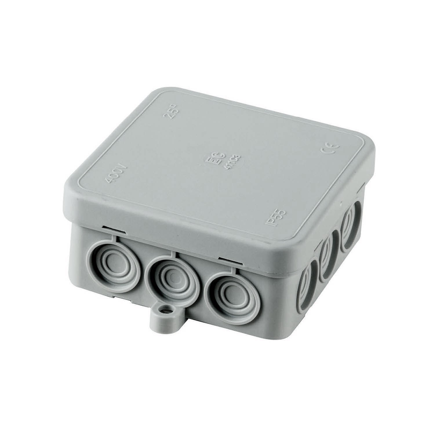 EC411C3 EC411 JUNCTION BOX 75Х75MM HALOGEN FREE, IP55 - Image 1