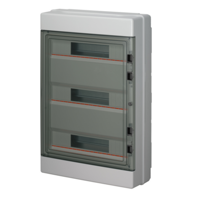EC620 SURFACE MOUNT. ENCLOSURE 54 MOD. (3X18) IP65