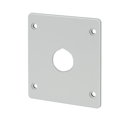 FLANGE FOR IND. BOARD WITH HOLE D22MM- 84X74MM
