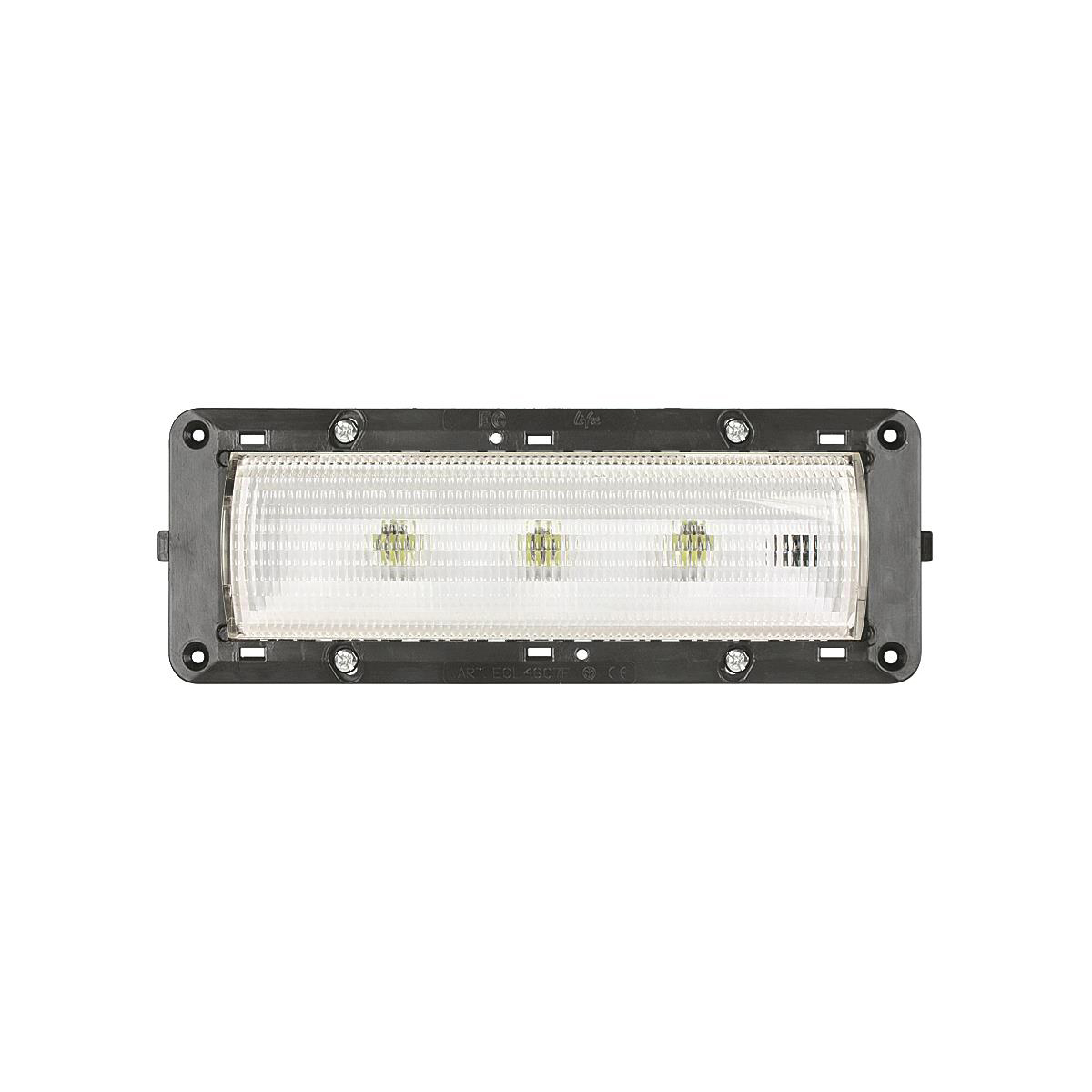 ECL4069LS LED EMERGENCY LIGHT FLUSH MOUNTING 7 MODULES WHITE - Image 1
