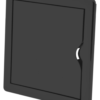 EL-814A PVC ACCESS DOOR 10/10 85x85MM, GRAPHITE