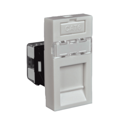 COMP SOCKET RJ45 CAT6 FOR UNDERFLOOR BOX