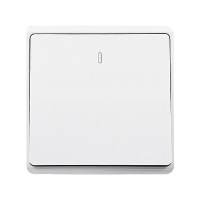 LONDON ONE BUTTON TWO WAY SWITCH WHITE