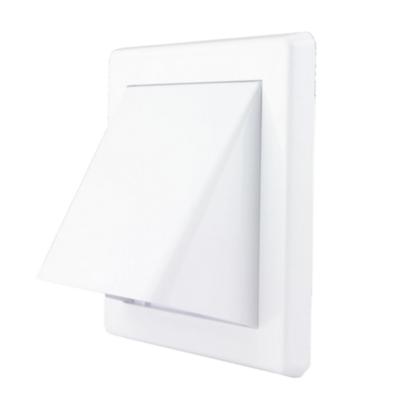 EL02-370 VENTILATION GRILLE WITH HOOD D150, WHITE