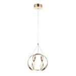 ΦΩΤΙΣΤΙΚΟ ΚΡΕΜΑΣΤΟ LED 30W 300X300X300 4000Κ ΧΡΥΣΟ ΜΑΤ ARTE ILLUMINA SATURN